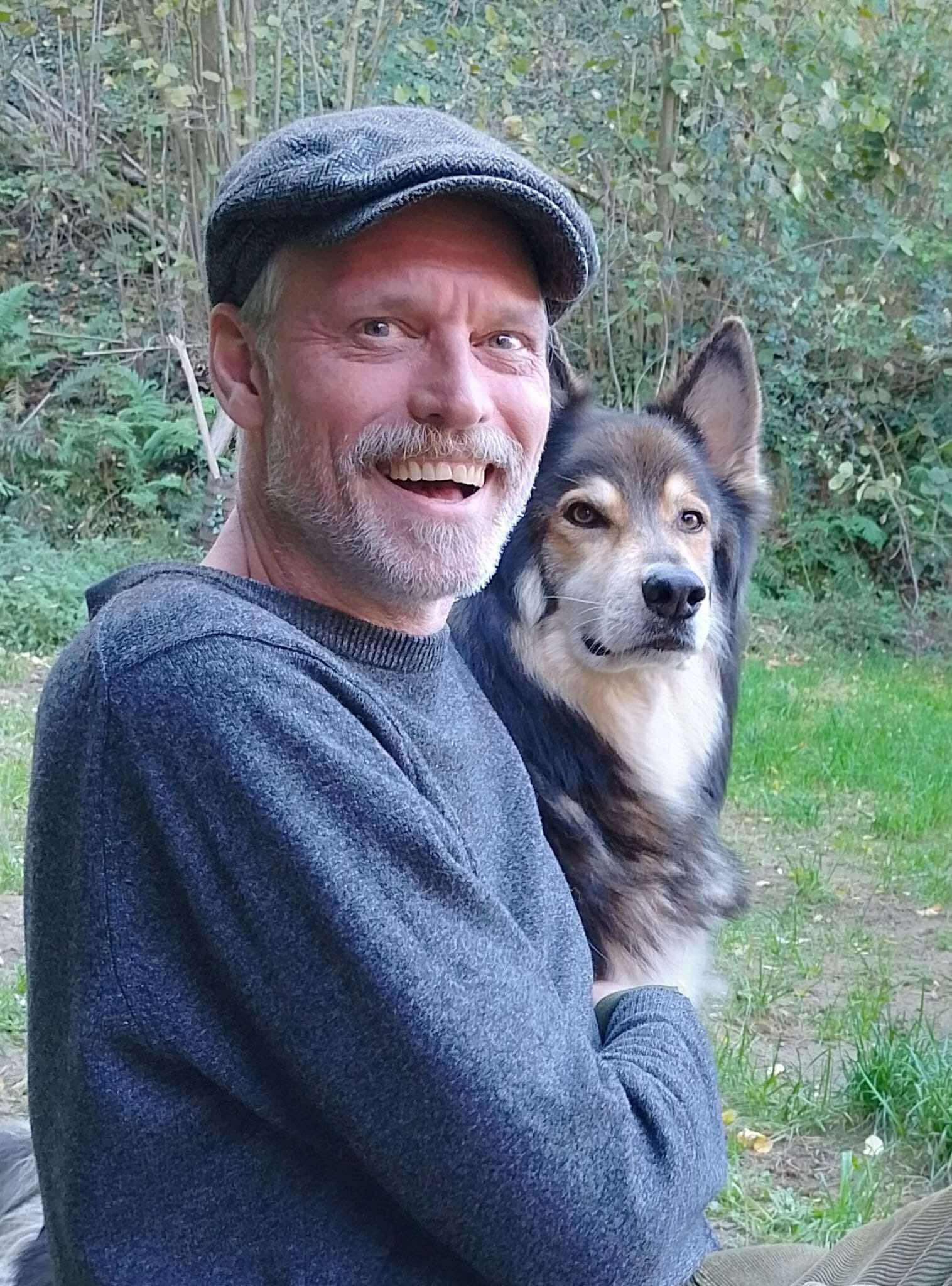 Jason holding a green smoothie